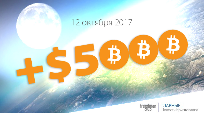 Bitcoin достиг отметки в $5200