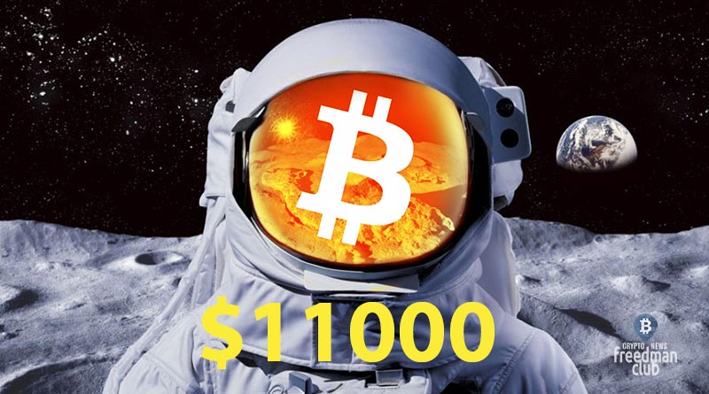 Цена Bitcoin вновь превысила 11000 долларов-Freedman.club-news