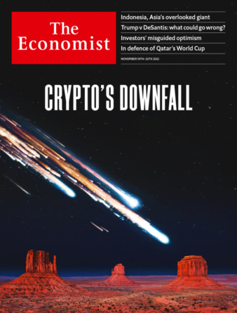 Крипто обложка The Economist