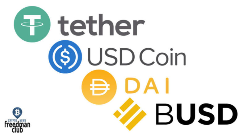 What is happening with stablecoins DAI, USDC, USDT, BUSD