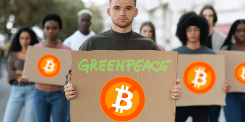 Какой была реакция криптовалютного сообщества на инициативу Greenpeace об изменении кода Биткоина