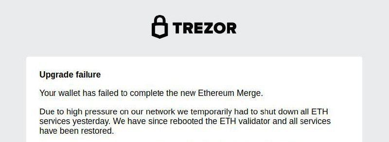 trezor фишинге